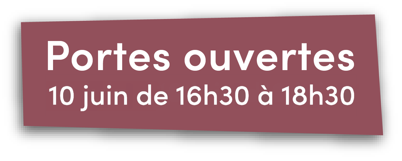 Portes ouvertes le 10 juin 2026 de 16h30 à 18h30